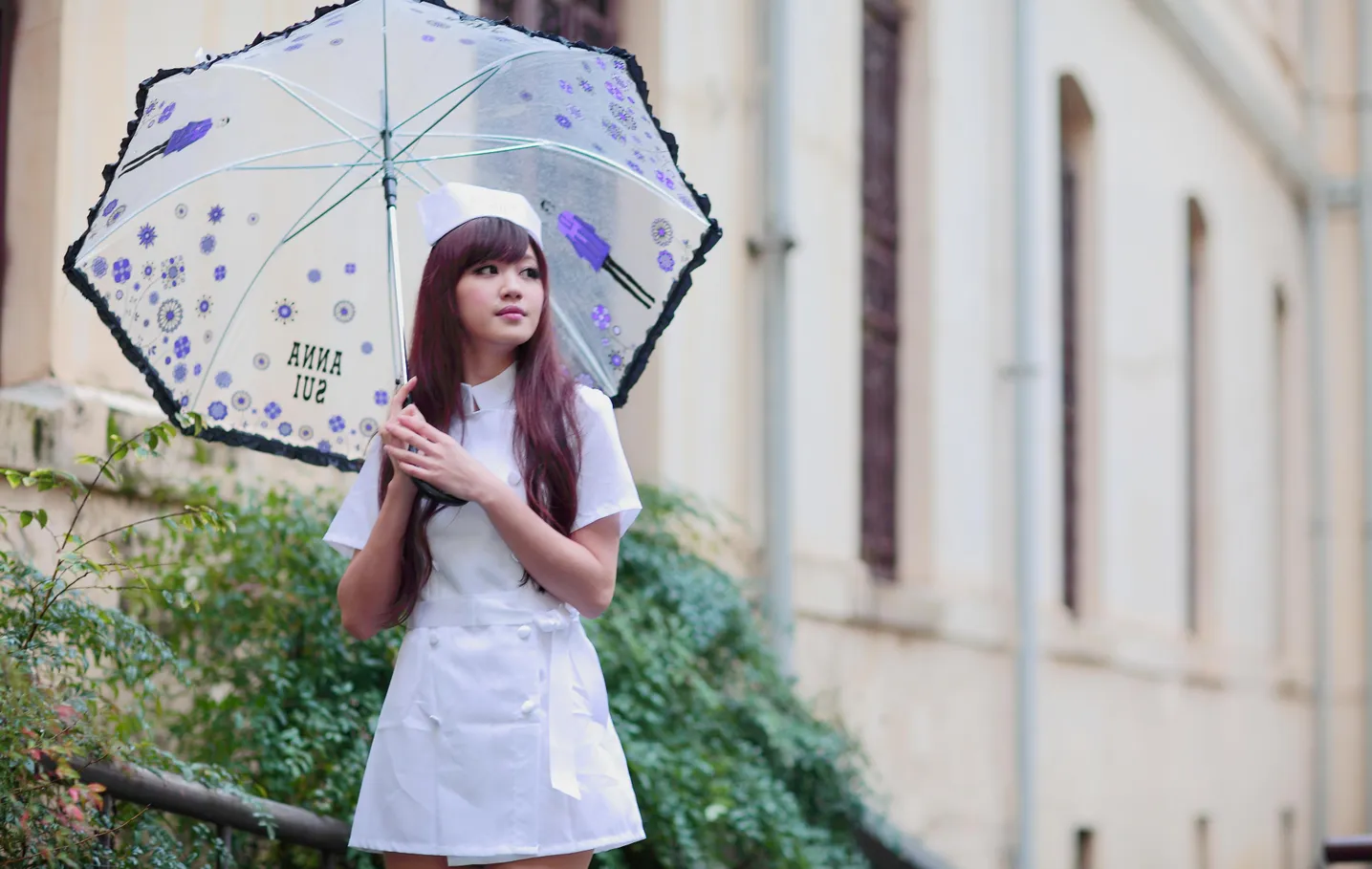 [Mzsock] NO.204 Xiaoya nurse uniform, stockings, high heels and beautiful legs street photography#[70P]-35