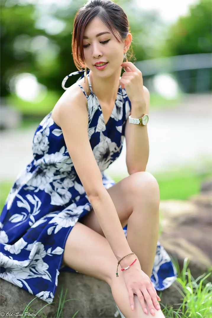 [Mzsock] NO.196 Zhao Tingting dress with cool and high legs street photography#[105P]-33