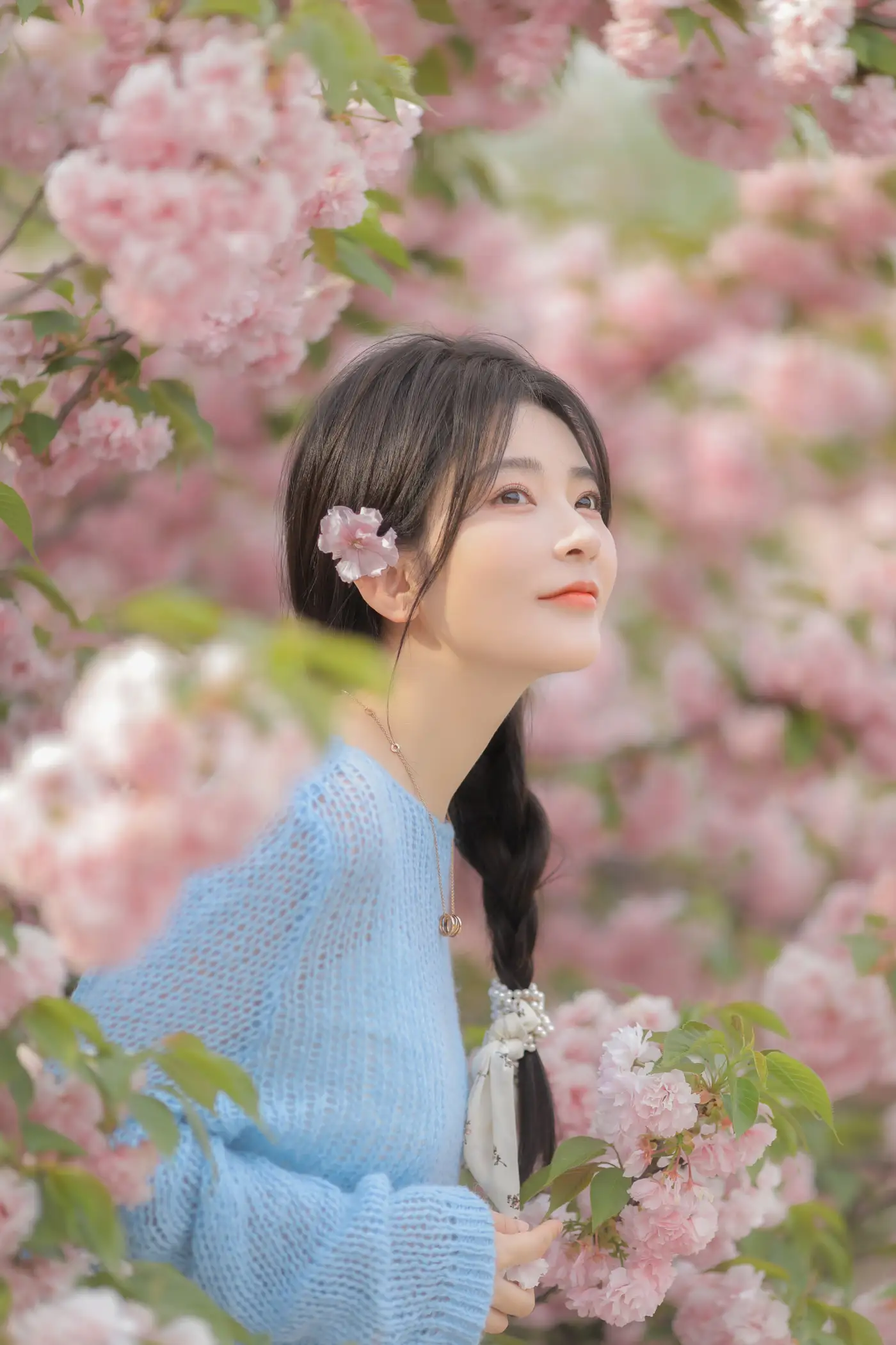 [YITUYU] 2022.06.22 Vol.1252 – Pink Blue Evening Cherry Blossoms Yang Yimo#[29P]-15